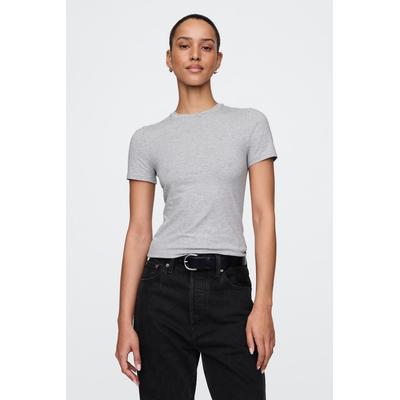 Gap Womens Grey CloseKnit Jersey Short Sleeve Crew Neck T-Shirt - Grey