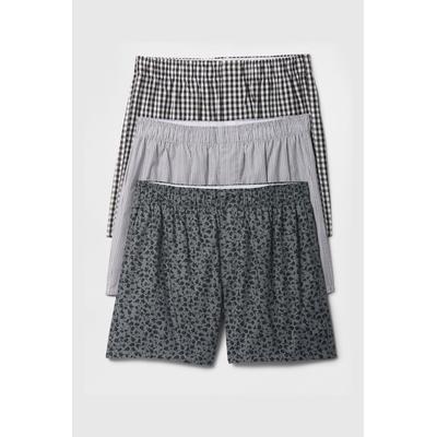 Gap Mens Grey 4" Boxers 3 Pack - Grey