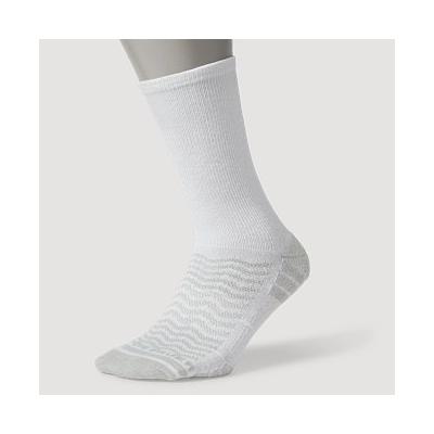 Eddie Bauer Adventure COOLMAX Lightweight Crew Socks - 2 Pack - White - Size L