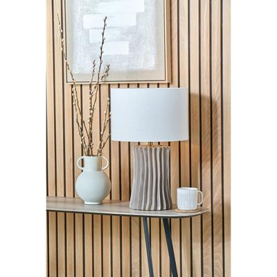 Pleated Ceramic Table Lamp Base