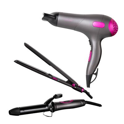 Neon Triple Pack Gift Set with Hair Dryer/Curler/Straightener - C81128