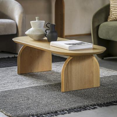 Garner Curve Oak Coffee Table