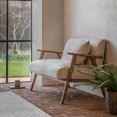 Berlin Mid-Century 2 Seater Linen Accent Sofa