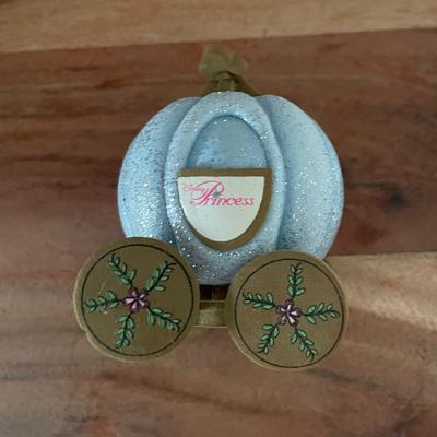 Disney Accessories | Disney Cinderella Princess Pumpkin Carriage Car Antenna Topper | Color: Blue/Silver | Size: Os