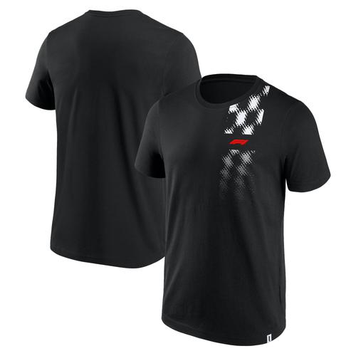 Formula 1 Halftone Grid Graphic T-Shirt - Black