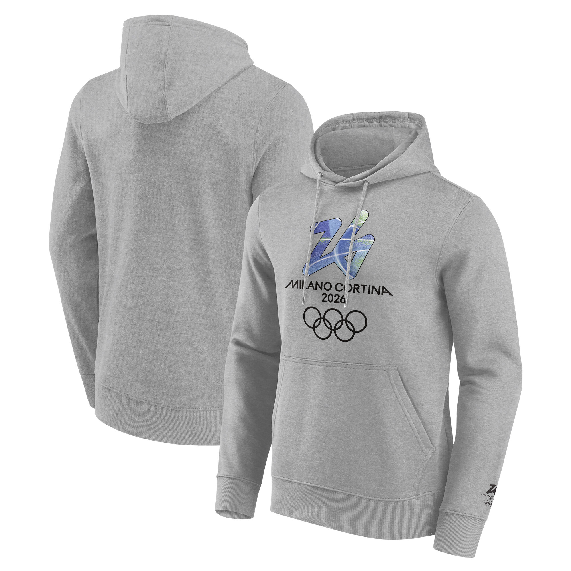 Milano Cortina 2026 Olympics Marvel Graphic Hoodie – Grau Image