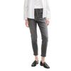 7/8-Jeans TOM TAILOR DENIM, Damen, Gr. 29, N-Gr, grau (clean mid stone grau), Denim/Jeans, Obermaterial: 99% Baumwolle, 1% Elasthan. Futter: 100% Baumwolle, casual, slim fit 7/8-Länge, Jeans, im Used-Look