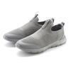 Sneaker JOHN DEVIN, Herren, Gr. 43, blau (blaugrau), Obermaterial: 80% Textilmaterial, 20% Lederimitat. Futter: 100% Textilmaterial. Decksohle: 100% Textilmaterial. Laufsohle: 100% Synthetik, unifarben, Mesh, casual, Schuhe, Slipper, Freizeitschuh,...