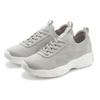 Sneaker LASCANA ACTIVE, Damen, Gr. 41, grau (hellgrau), Obermaterial: 50% Lederimitat, 50% Textilmaterial. Futter: 100% Textilmaterial. Decksohle: 100% Textilmaterial. Laufsohle: 100% Synthetik, unifarben, Mesh, casual, Schuhe Slip-on-Sneaker,...