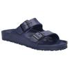 Pantolette JOSEF SEIBEL "Macon 01", Herren, Gr. 44, blau (dunkelblau), Lederimitat, sportlich, Schuhe, Badeschuh, Strandschuh, Sandale perfekt zum Baden, G-Weite