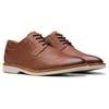 Schnürschuh CLARKS "Atticus LTLace", Herren, Gr. 42, braun (schwarz tan), Leder, casual, Schuhe, Hybrid Sneaker, Business Schnürschuh mit sportiver Laufsohle
