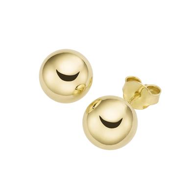 Paar Ohrstecker SMART JEWEL "Kugeln, Silber 925", gold, Ohrringe, Damen, Silber 925 (Sterlingsilber)