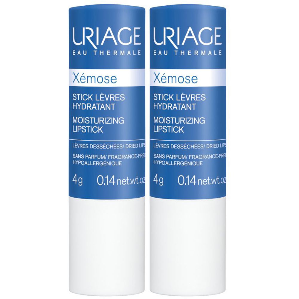 URIAGE Xémose Stick Labbra Idratante 2x4 g Rossetto
