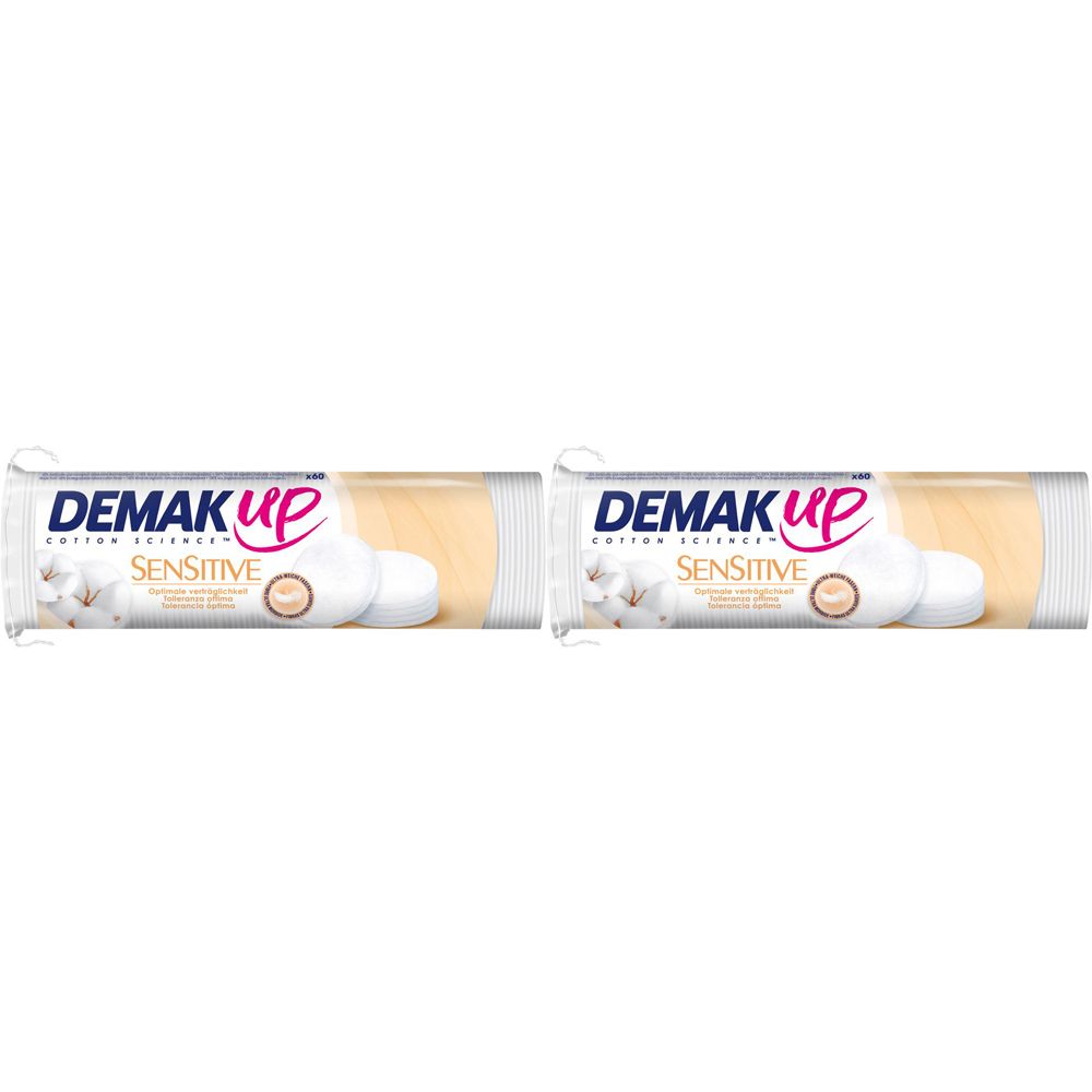 Demak'Up Sensitive 2x60 pz Cotone idrofilo