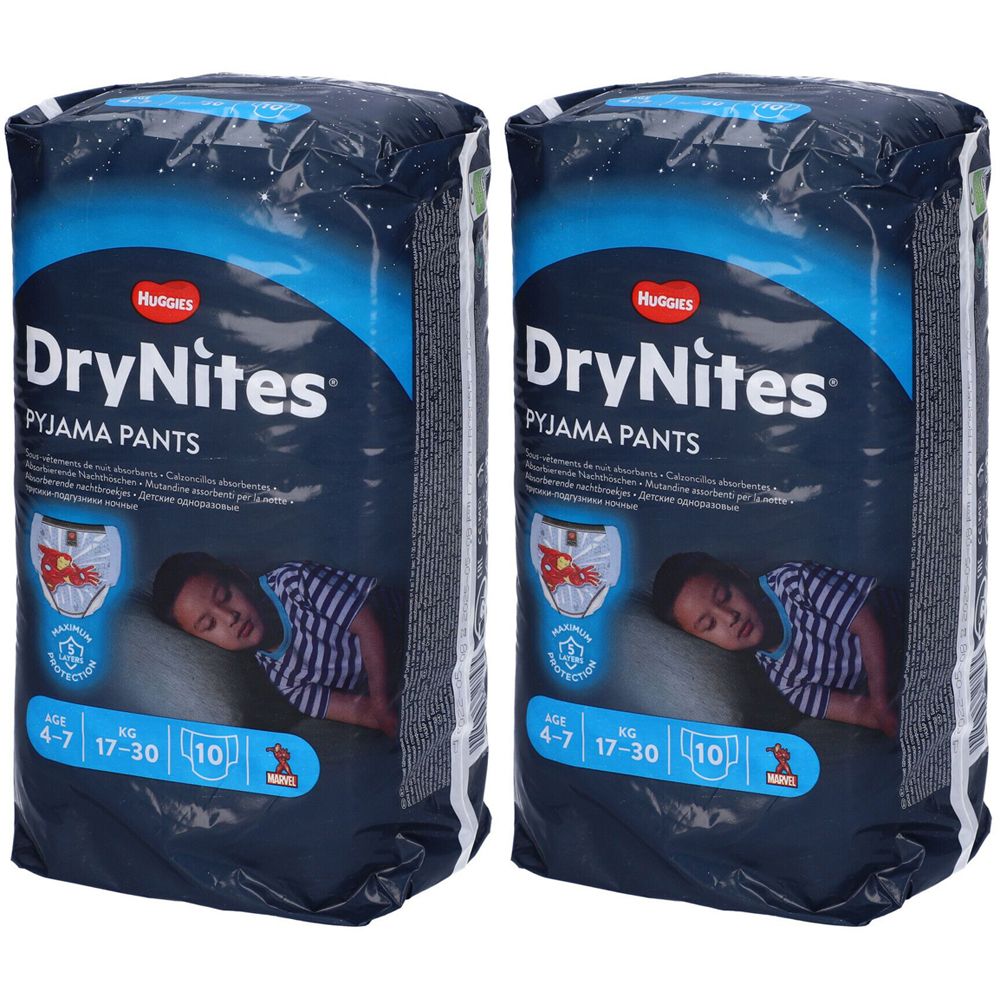 Huggies® DryNites® 17-30 kg 2x10 pz Assorbenti