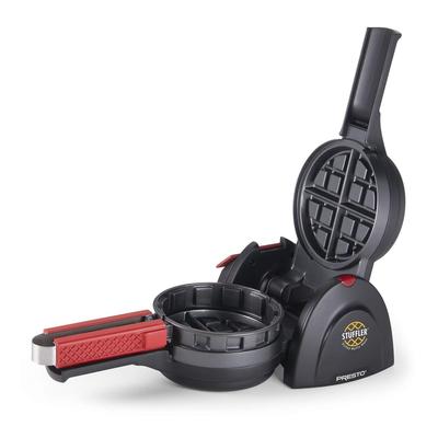 Presto Stuffler Stuffed Belgian Waffle Maker Nonstick Appliance, Large, Black - 4.4