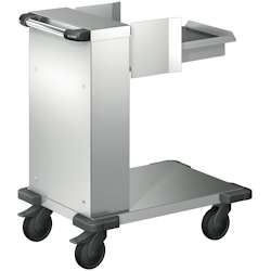 B.PRO CCE-A, Tablettspender aus rostfreiem Edelstahl, fahrbar Image