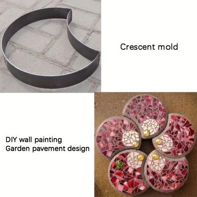TEMU Concrete Mold For Paving - & Reusable Garden Maker, Ideal For Outdoor Patio And Yard Image