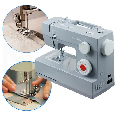 Heavy Duty 4423 High Speed Sewing Machine with Accessory Kit 90W Strong Motor Piercing Power 97 Stitch Applications Desktop Sew