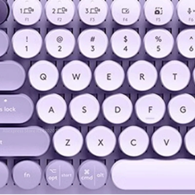 Lila Ersatztastatur Laptop SCHLÜSSEL & Clips für Logitech POP KEYS W A S D Z H S T O P Cap Tastenkappe und Scharnier Image