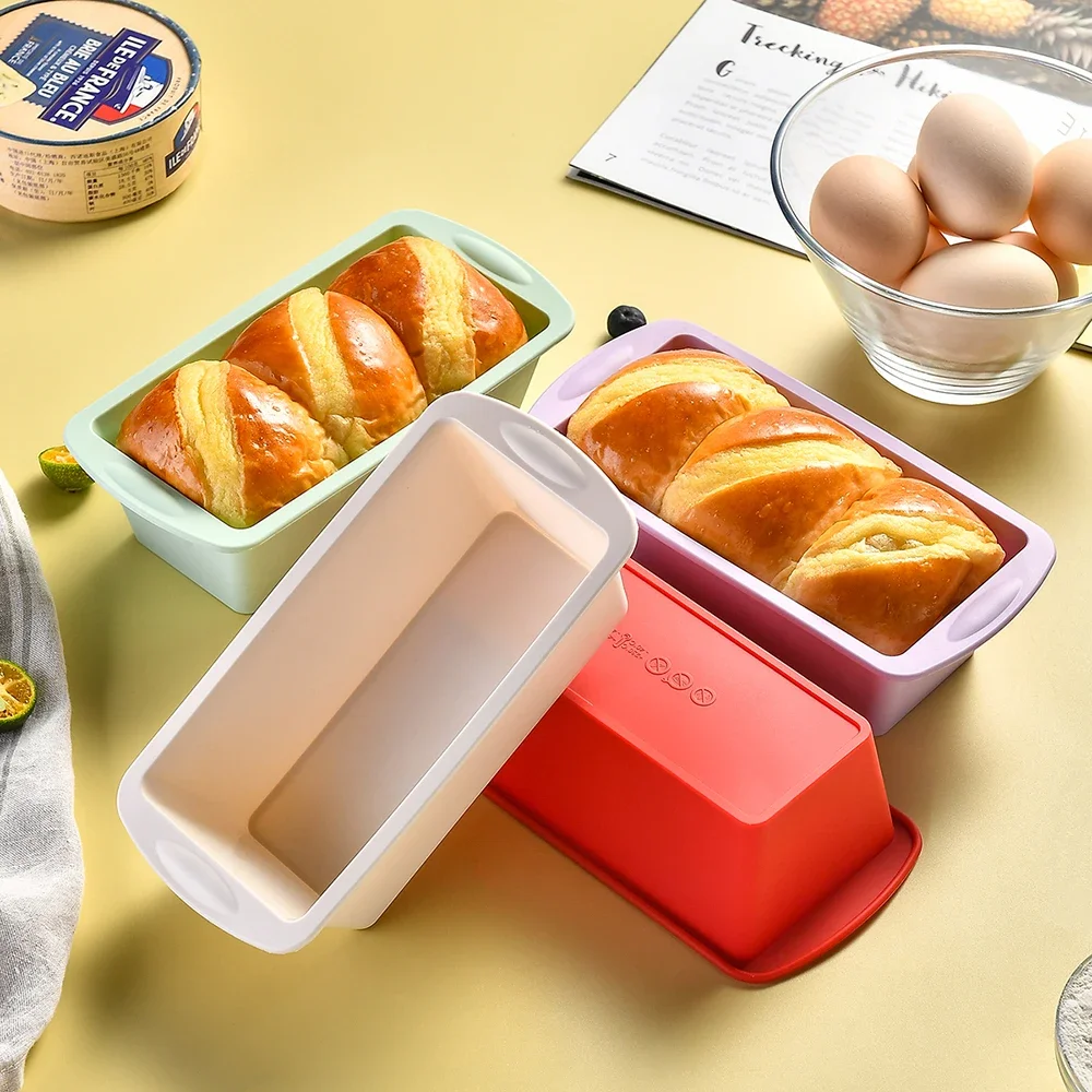 2 Stücke Kastenform Brot Toast Wiederverwendbare Silikonform Backen Gebäck Werkzeuge für die Herstellung von Keksen Cholcate Küche Kochutensilien Image