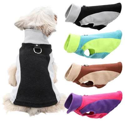 Warme Hundekleidung für kleine und mittelgroße Hunde, Katzen, Herbst und Winter, weich, gemütlich, Image