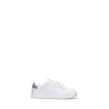CALVIN KLEIN JEANS Sneaker donna bianca/argento in pelle
