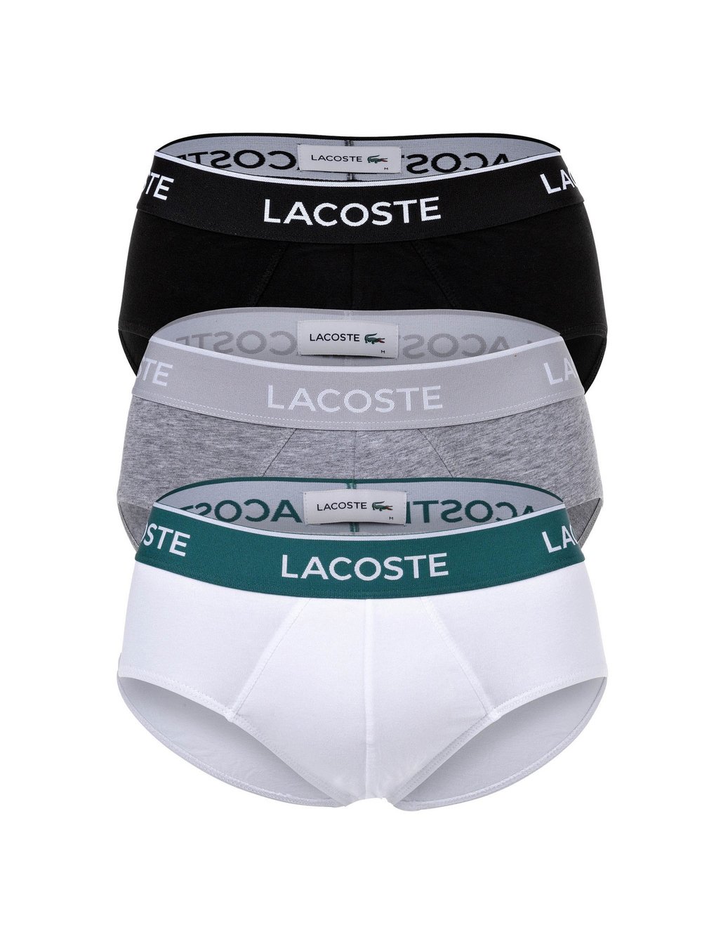 Lacoste Slip 3er Pack Herren mehrfarbig, L Image