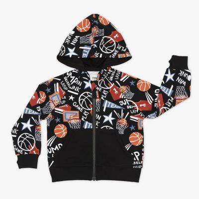 Black Slam Dunk Zip Hoodie - 2T