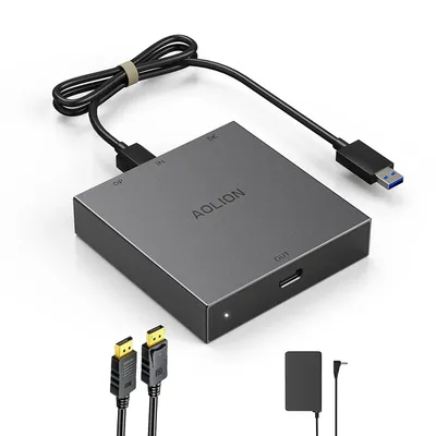 Aolion For PS VR2 PC Adapter Computer Adaptor For PS5 Console For Windows PC Converter Game
