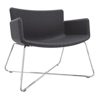 fm Büromöbel Lounge-Sessel »Lodus« mit Drahtgestell mit Armlehnen schwarz, 86x42x72 cm Image