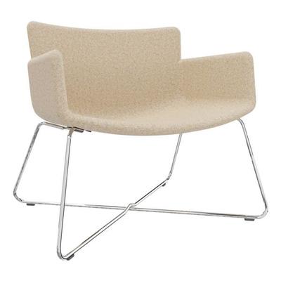 fm Büromöbel Lounge-Sessel »Lodus« mit Drahtgestell mit Armlehnen beige, 86x42x72 cm Image