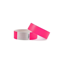 CombiCraft Tyvek Einlassbänder Neonpink – 500 Stück Image