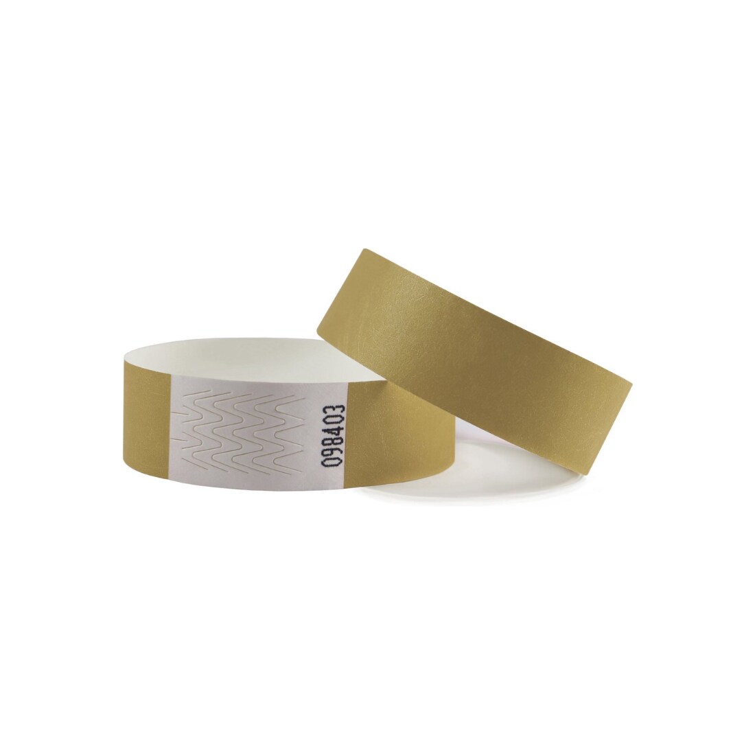 CombiCraft Tyvek Einlassbänder Gold – 200 Stück Image