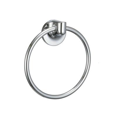 Wall Mounted Towel Ring in Chrome Finish