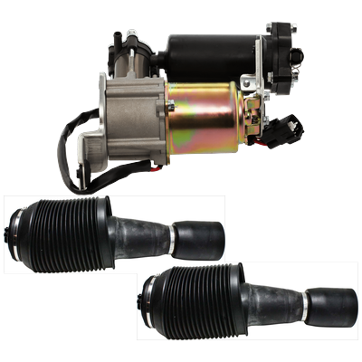 2006 Toyota 4Runner 3-Piece Kit Air Suspension Compressor, includes (2) Air Spring and (1) Air Suspension Compressor