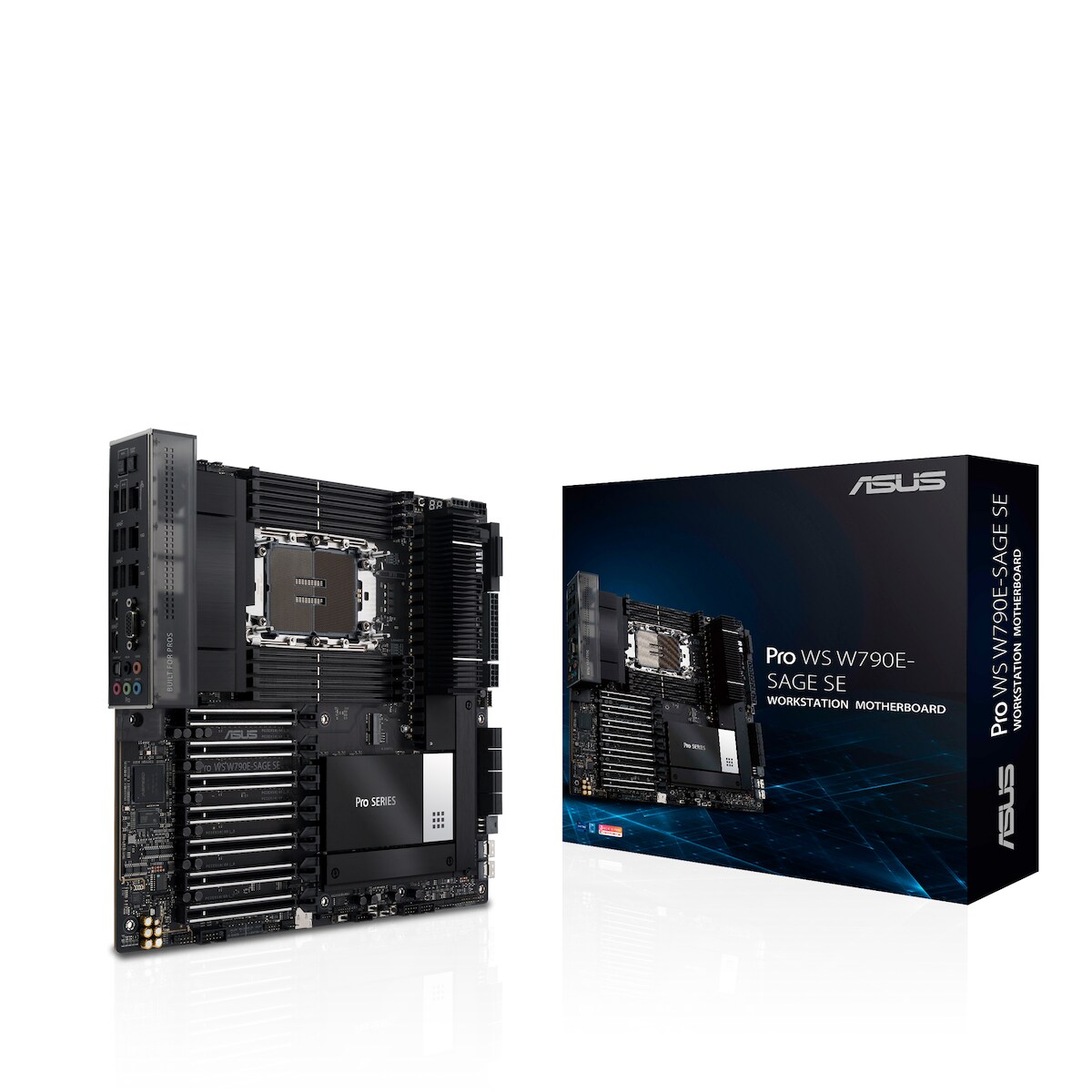 ASUS Pro WS W790E-SAGE SE Workstation Mainboard Sockel Intel LGA 4677 Image