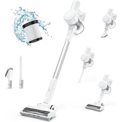 Cordless Stick Vacuum Cleaners for Home Rechargeable Lightweight for Hard Floor and Pet Hair Removal, Handheld Carpet Sweeper