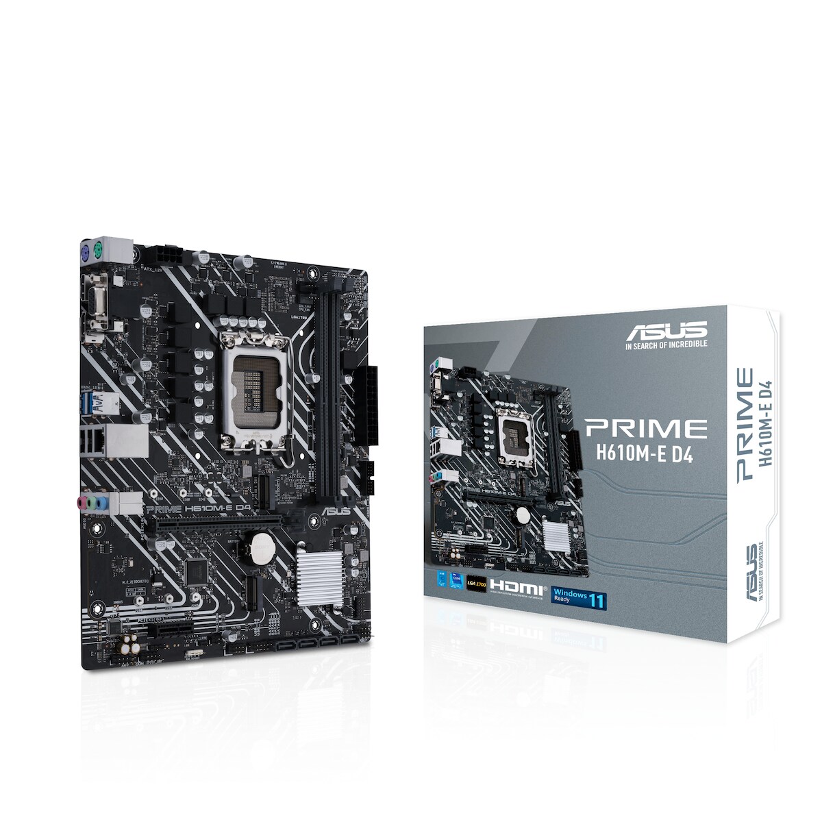 ASUS Prime H610M-E D4-CSM Business Mainboard Sockel Intel LGA 1700 Image