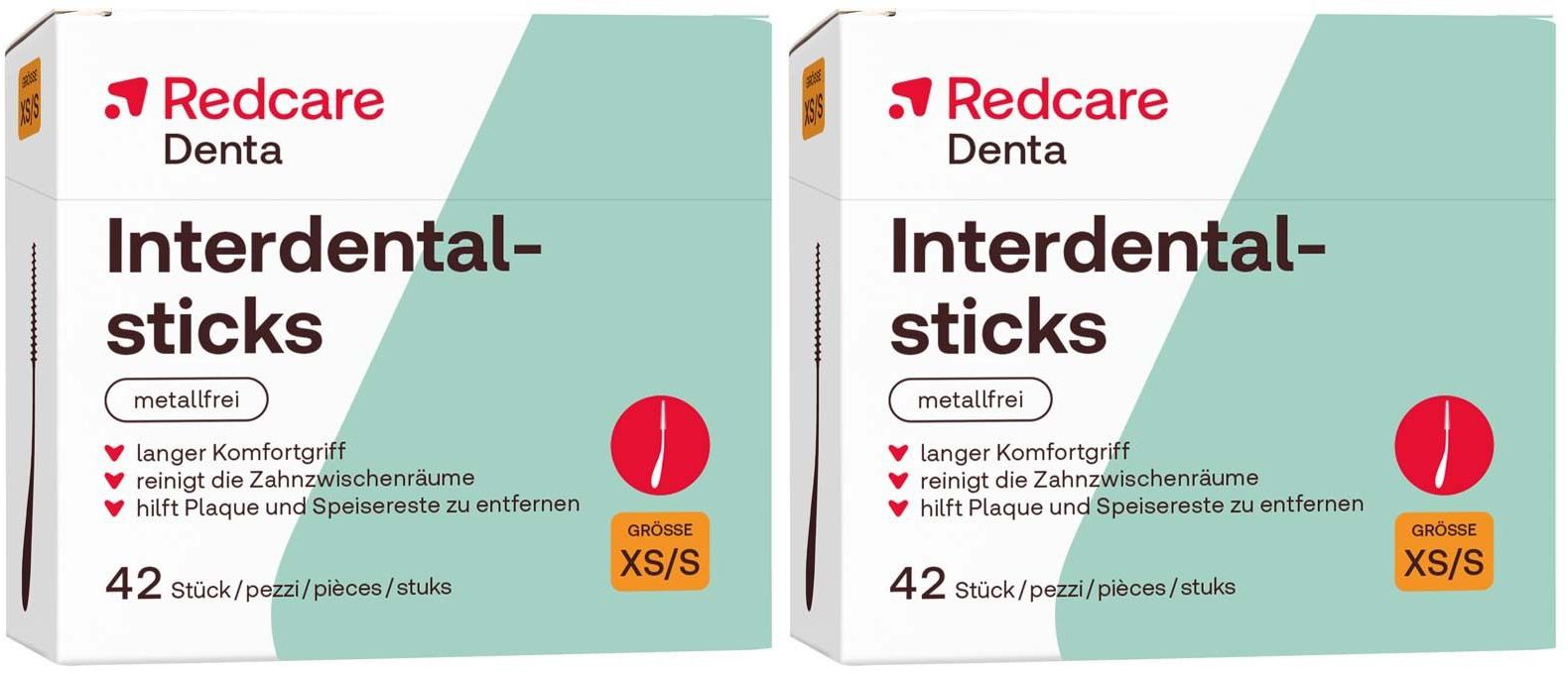 Redcare Spazzolini interdentali (senza metallo) 2x42 pz Spazzolino da
