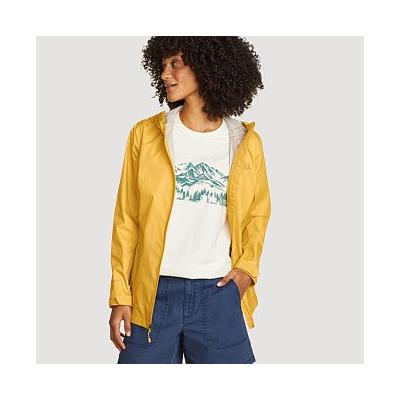 Eddie Bauer Plus Size Women's RipPac Pro Waterproof Waterproof Rain Jacket - Dijon - Size 1X