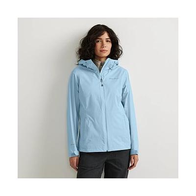 Eddie Bauer Women's RipPac Pro Waterproof Waterproof Rain Jacket - Light Blue - Size M