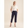Culotte SEIDENSTICKER "Schwarze Rose", Damen, Gr. 42, Normalgrößen, blau (marineblau), 54% Polyester 44% Wolle 2% Elastan, unifarben, Hosen