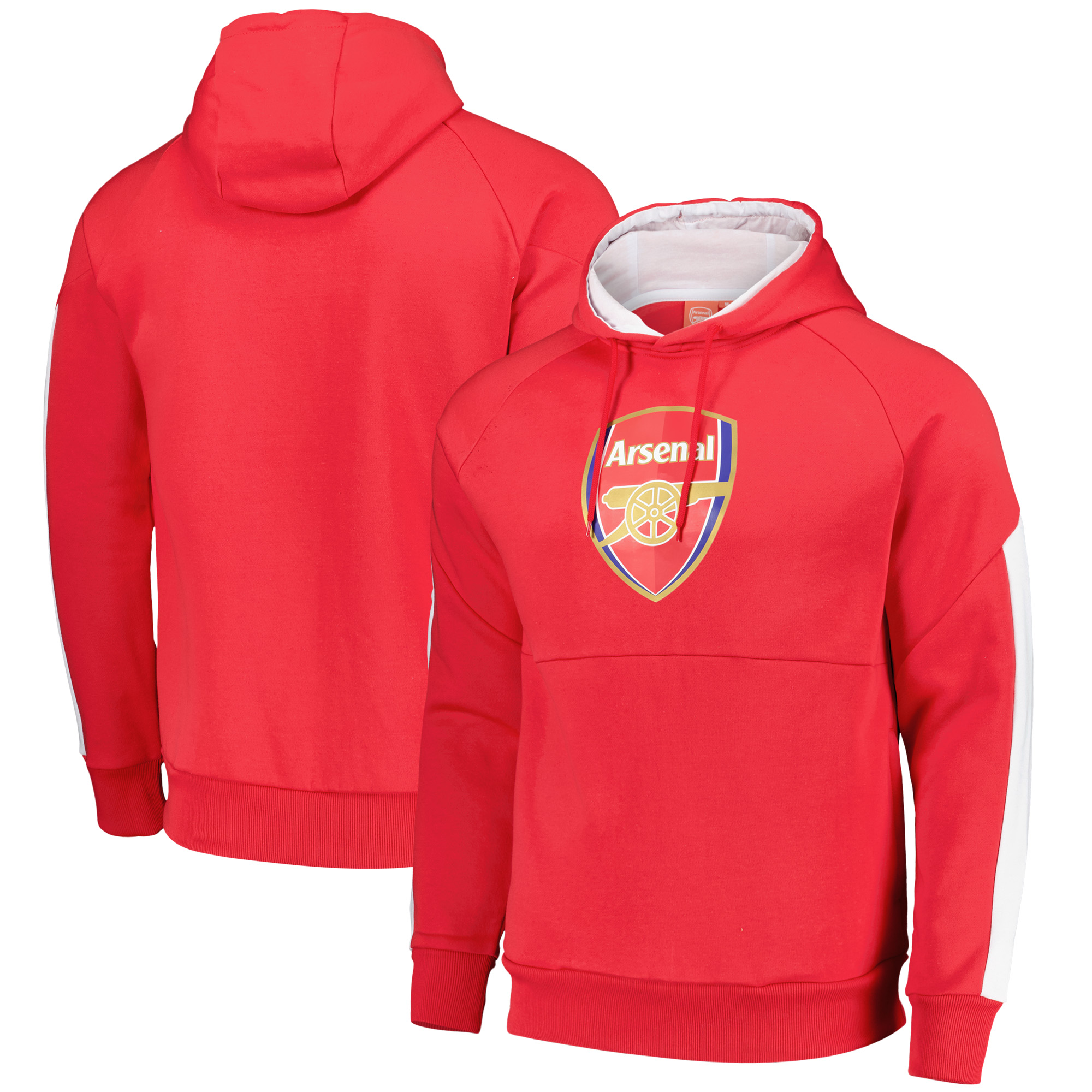 Arsenal Core Kapuzenpullover mit großem Wappen – Rot – Herren Image