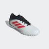 Fußballschuh ADIDAS PERFORMANCE "COPA PURE 3 CLUB TF", Gr. 43, weiß (cloud weiß, lucid rot, core schwarz), Synthetik, sportlich, Schuhe