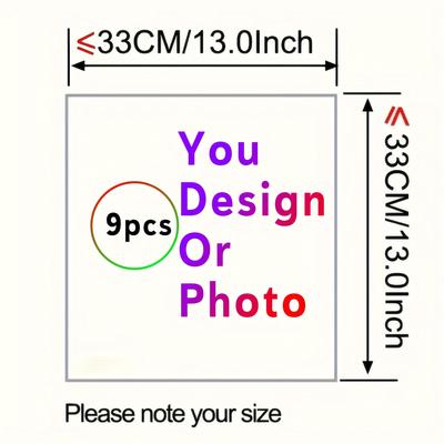 TEMU 1/3/5/7/9pcs Set - Diy Stickers, Cool Transfer Film, Personalized Stickers, Washable Stamp Labels, Badges, Clothing, T-shirts, Pillow Bags, Diy Supplies. Image