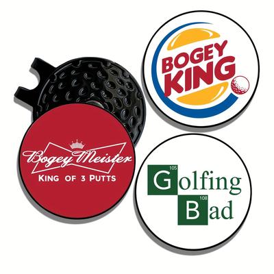 TEMU 3 Golf Ball Markers Hat Clips, Golf Accessories For Men, Golf Ball Stamp, Funny Golf Gifts, Golf Gadgets