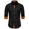 Camicie da uomo Taglia Europa Nuovi arrivi Camicia da uomo slim fit Camicia da uomo in cotone stile