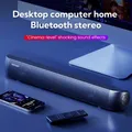 TV Soundbar 40W Wireless Home Theater Cinema Montaggio a parete Altoparlanti Blue Tooth V5.0 AUX HDMI Ottico USB Mini Sound Bar per TV PC