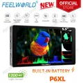 FEELWORLD P6XL 6 pollici 1200nit batteria incorporata in alluminio fotocamera DSLR monitor da campo touch screen 4K HDMI ad alta luminosità